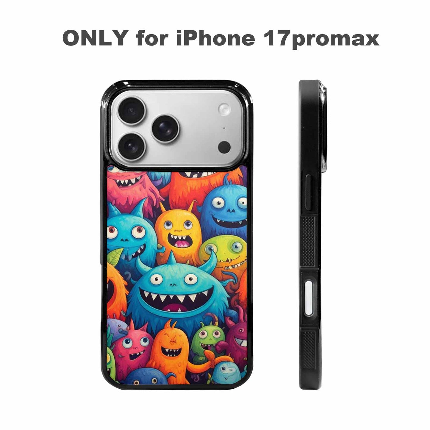 iPhone 17 Pro Max Case — Monsters (general) Cartoon Monst Pyk Cartoon, Custom Printed Phone Case