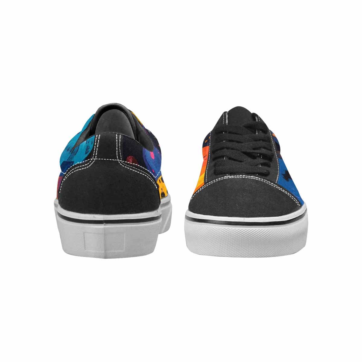 WOMEN'S Melting Aliens Lace-Up Canvas Dreamcore Custom Shoes