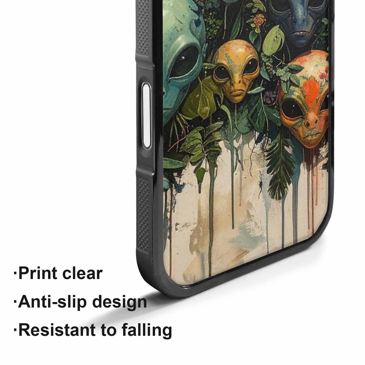 iPhone 17 Case — Aliens Pattern Hundreds Of Alien Scifi, Custom Printed Phone Case
