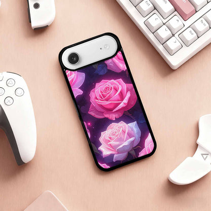 iPhone 17 Air Case — Watercolor Marble Rose Watercolor Abstract, Custom Printed Phone Case