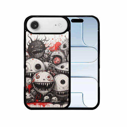 iPhone 17 Air Case — Multi Eye Monster Black Red Original, Custom Printed Phone Case