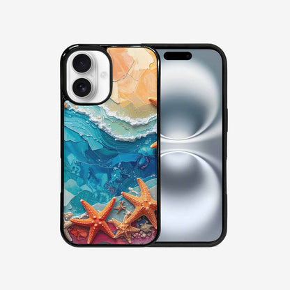 iPhone 16 Case — Starfish Cluster Starfish Cluster Pattern Hundreds, Custom Designed Case Cover
