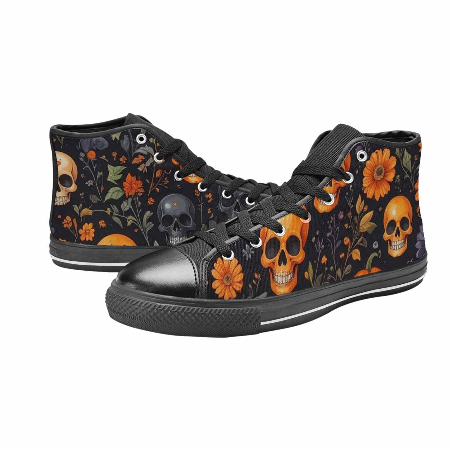 WOMEN'S Skulls - Halloween High Top Canvas Y2K Sneakers