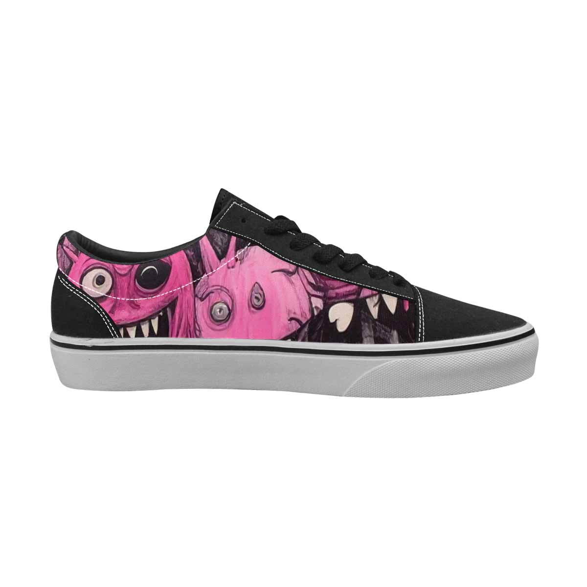 WOMEN'S Monsters (general) Lace-Up Canvas Vivid Sneakers