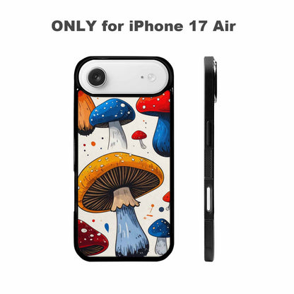 iPhone 17 Air Case — Vivid Winter Mushroom Seamless Cartoon Cute, Unique Phone Case Design
