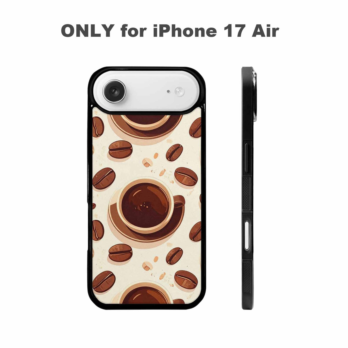 iPhone 17 Air Case — Coffee Cup And Bean Pattern Original, Custom Designed Case Cover