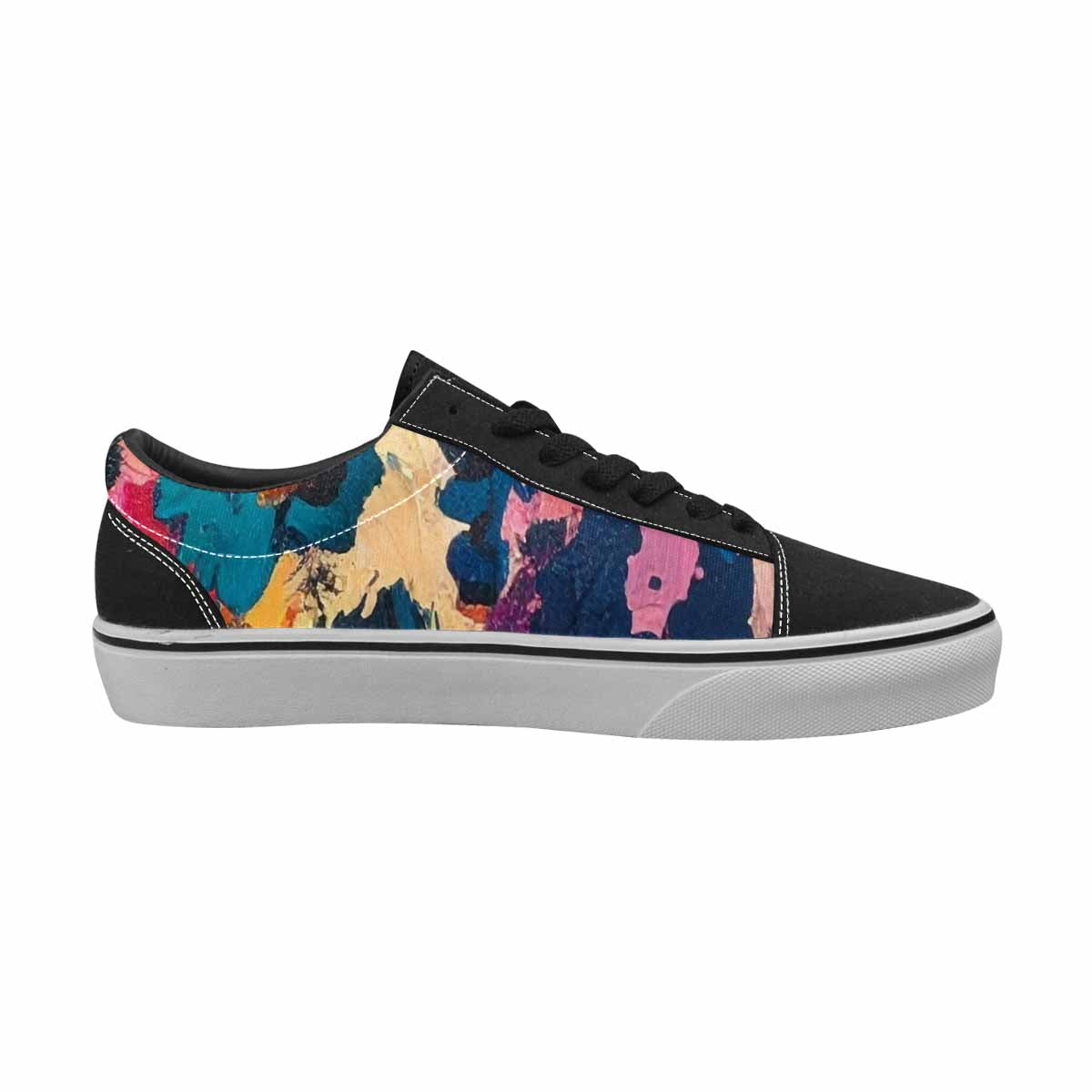 WOMEN'S Full Color Vibrant Animal Lace-Up Canvas Surreal Shoes