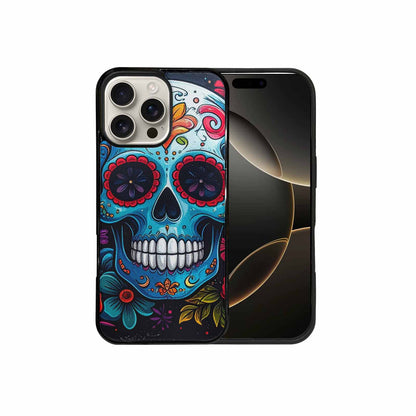 iPhone 16 Pro Max Case — Graffiti Skull Art Seamless Pattern Vibrant, Custom Made Phone Cover
