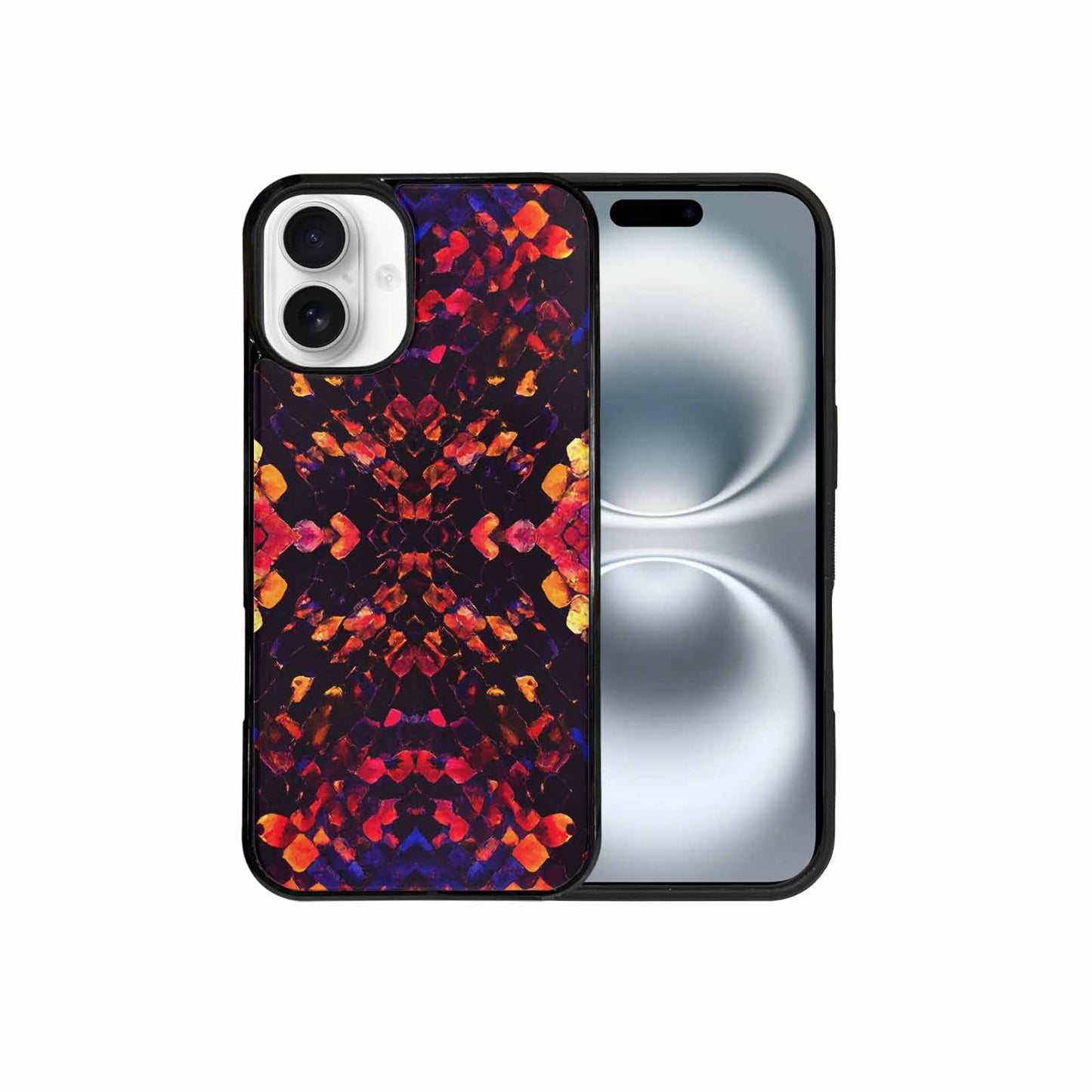 iPhone 16 Plus Case — Dark Snake Print, Unique Phone Case Design