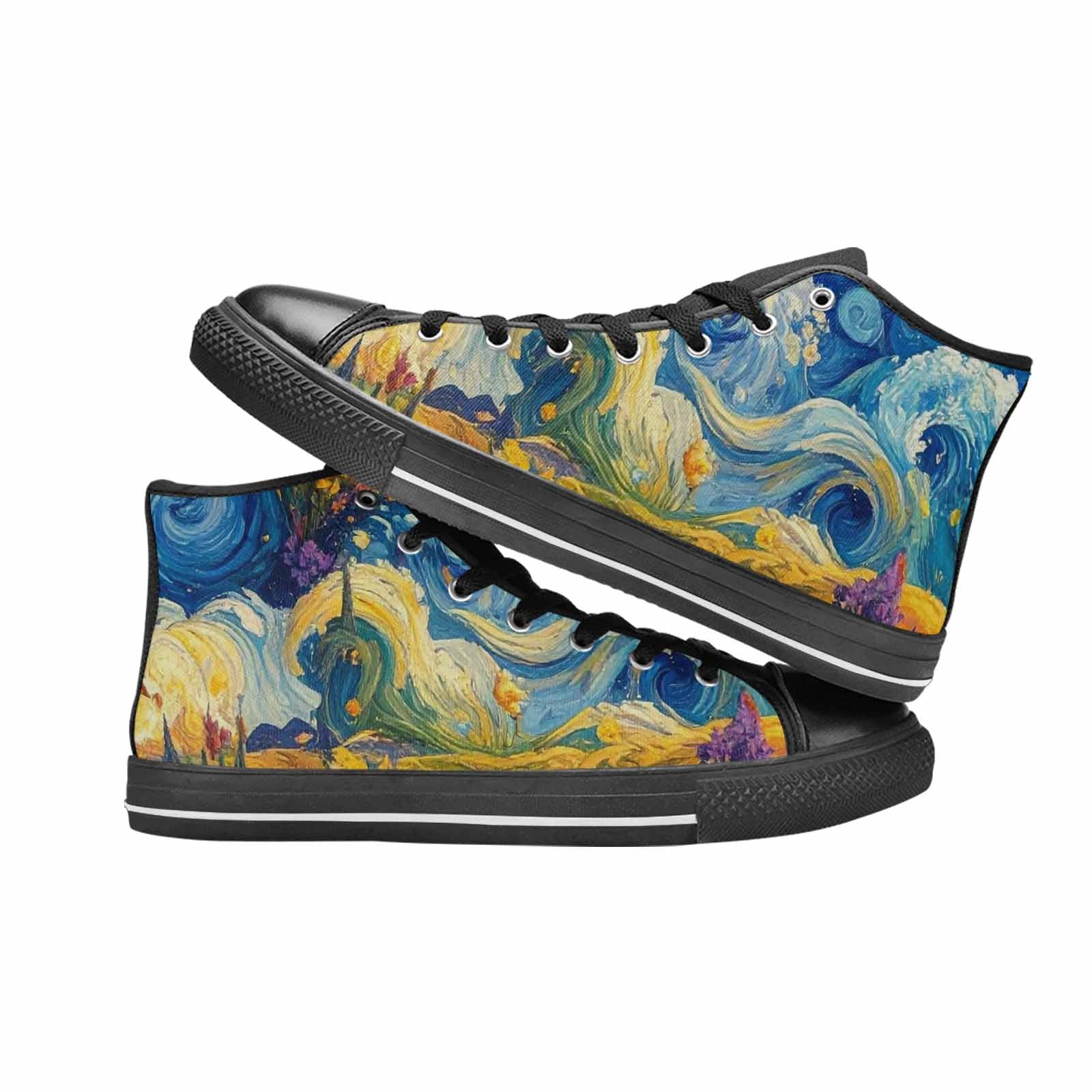 MEN'S Blend All Versions High Top Canvas Dark Academia Sneakers