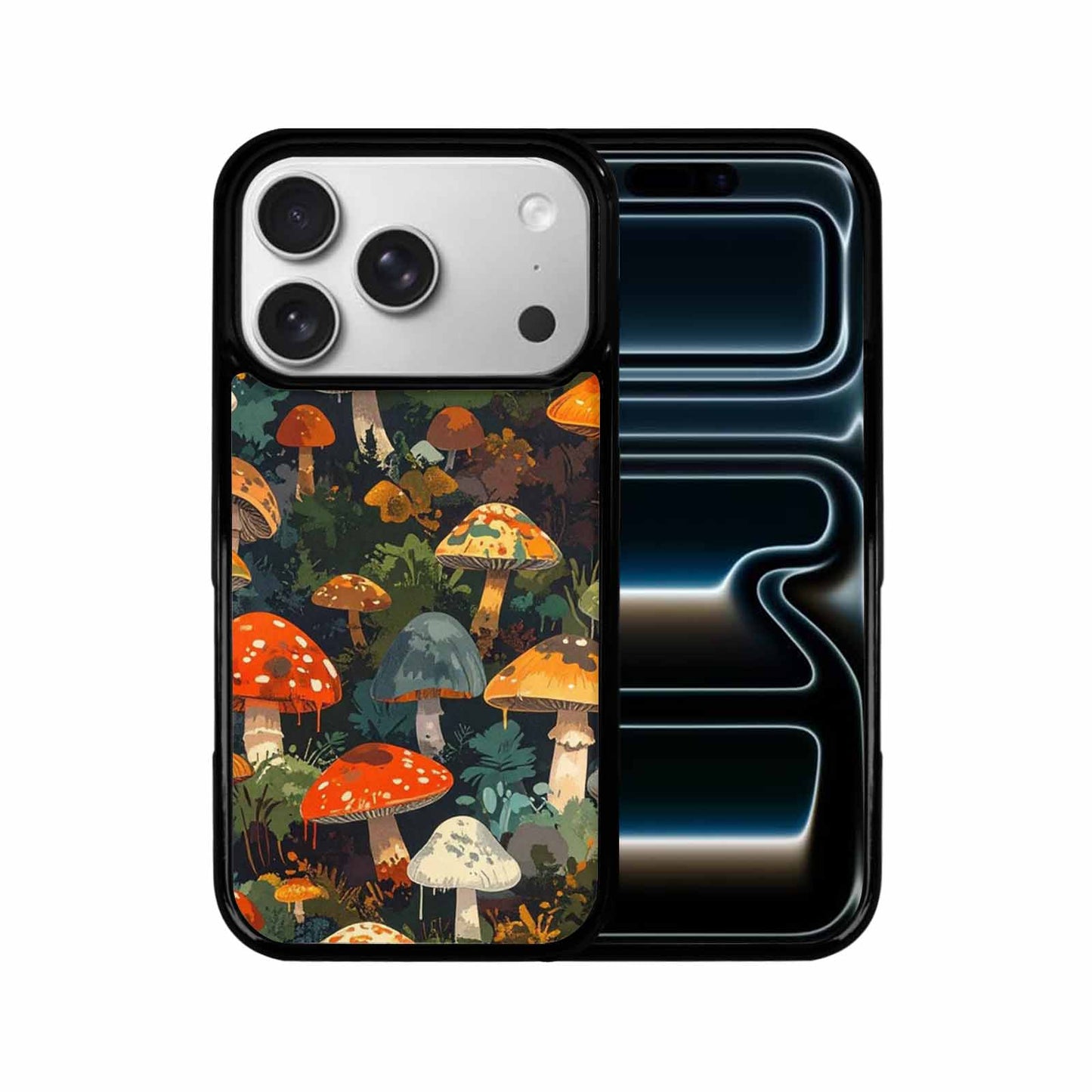 iPhone 17 Pro Case — Mushrooms Camomushrooms Patter Snn Camo, Custom Art Phone Cover