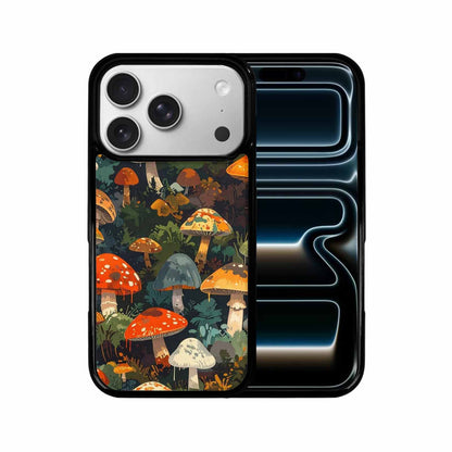 iPhone 17 Pro Case — Mushrooms Camomushrooms Patter Snn Camo, Custom Art Phone Cover