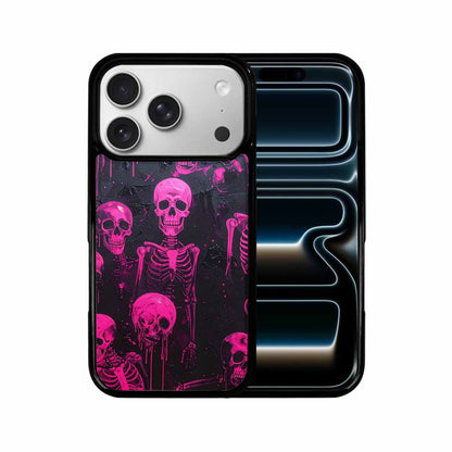 iPhone 17 Pro Case — Skeletons Neon Pink Glowskelet Svd Original, Unique Phone Case Design