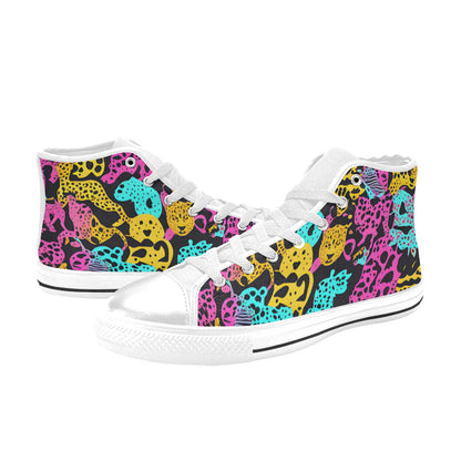 WOMEN'S Animal Print Art High Top Canvas Vivid Custom Shoes