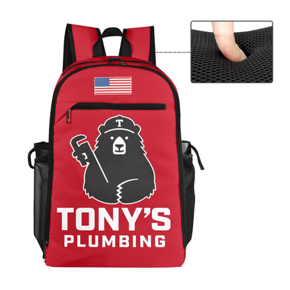 Tony's Plumbing All Over Print Leisure Sports Backpack (Model 1741)