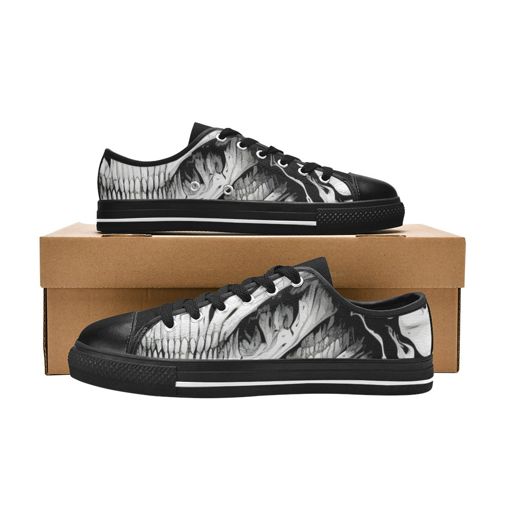 WOMEN'S Cc Horror Art Canvas Cottagecore Sneakers