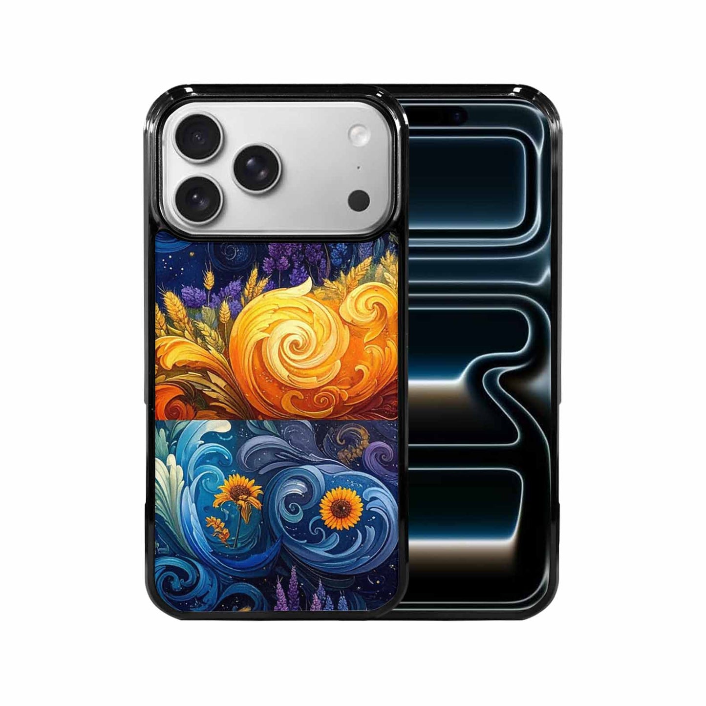 iPhone 17 Pro Max Case — Small Van Gogh Style Galaxy Space, Custom Made Phone Cover