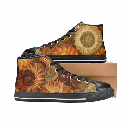 WOMEN'S Tie Dye - High Top Canvas Vivid Custom Sneakers