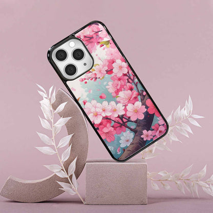 iPhone 15 Pro Max Case — Cherry Blossom Branch Cherry Blossom Branches, Custom Designed Case Cover