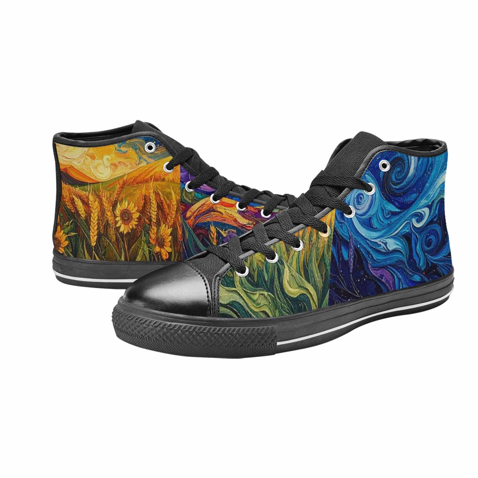 MEN'S Blend All Versions High Top Canvas Surreal Custom Shoes