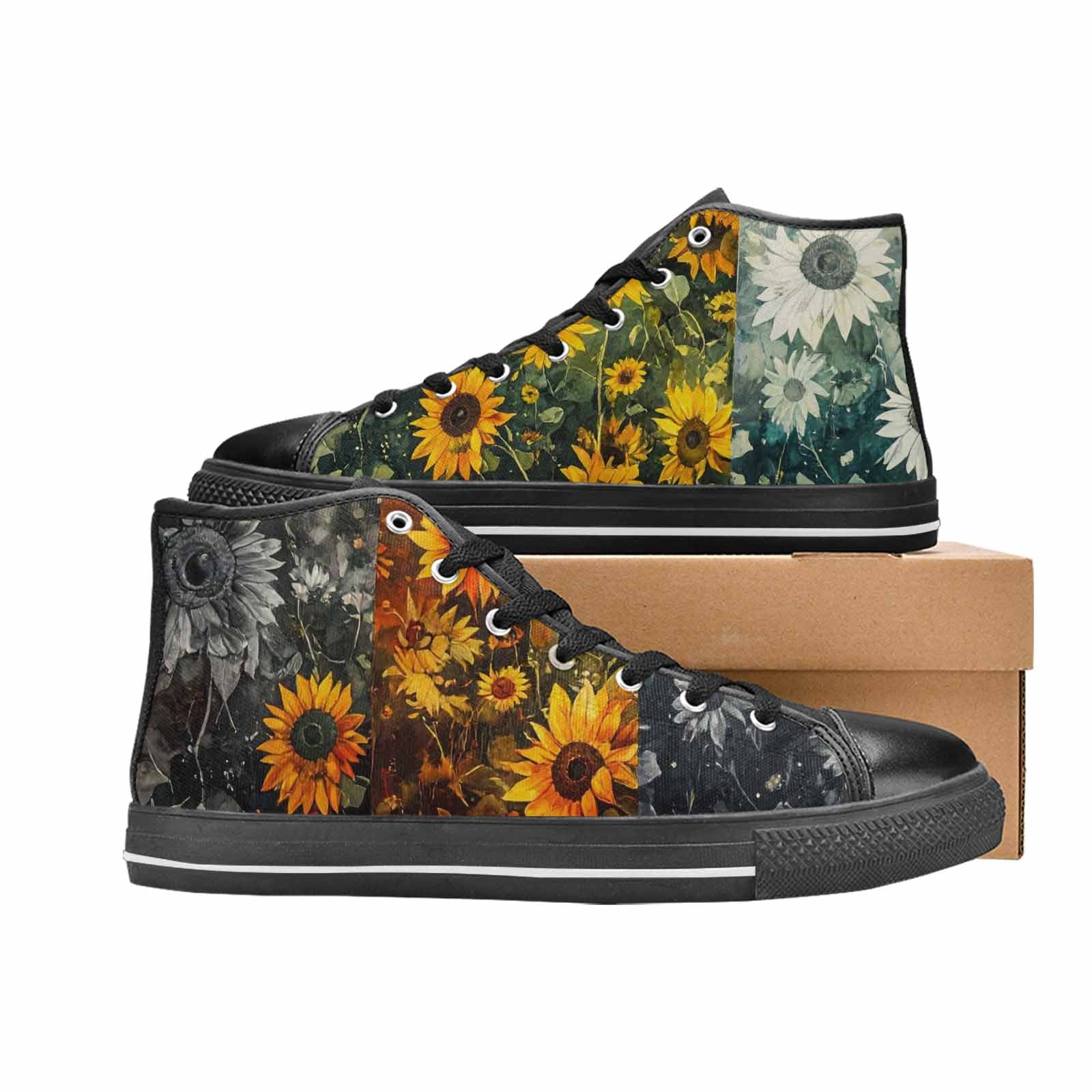 MEN'S Blend Melt Them High Top Canvas Dark Academia Sneakers