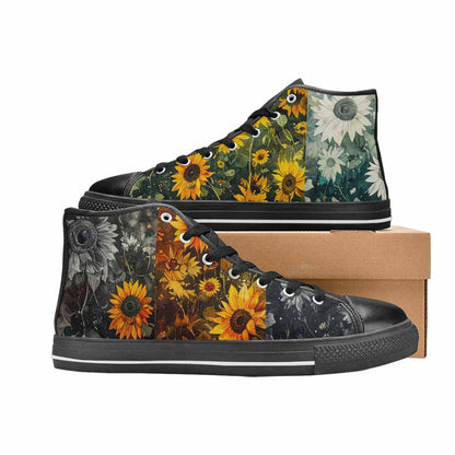 MEN'S Blend Melt Them High Top Canvas Dark Academia Sneakers