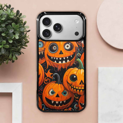 iPhone 17 Pro Max Case — Cartoon Pumpkin Monster Cartoon Cute, Unique Phone Case Design