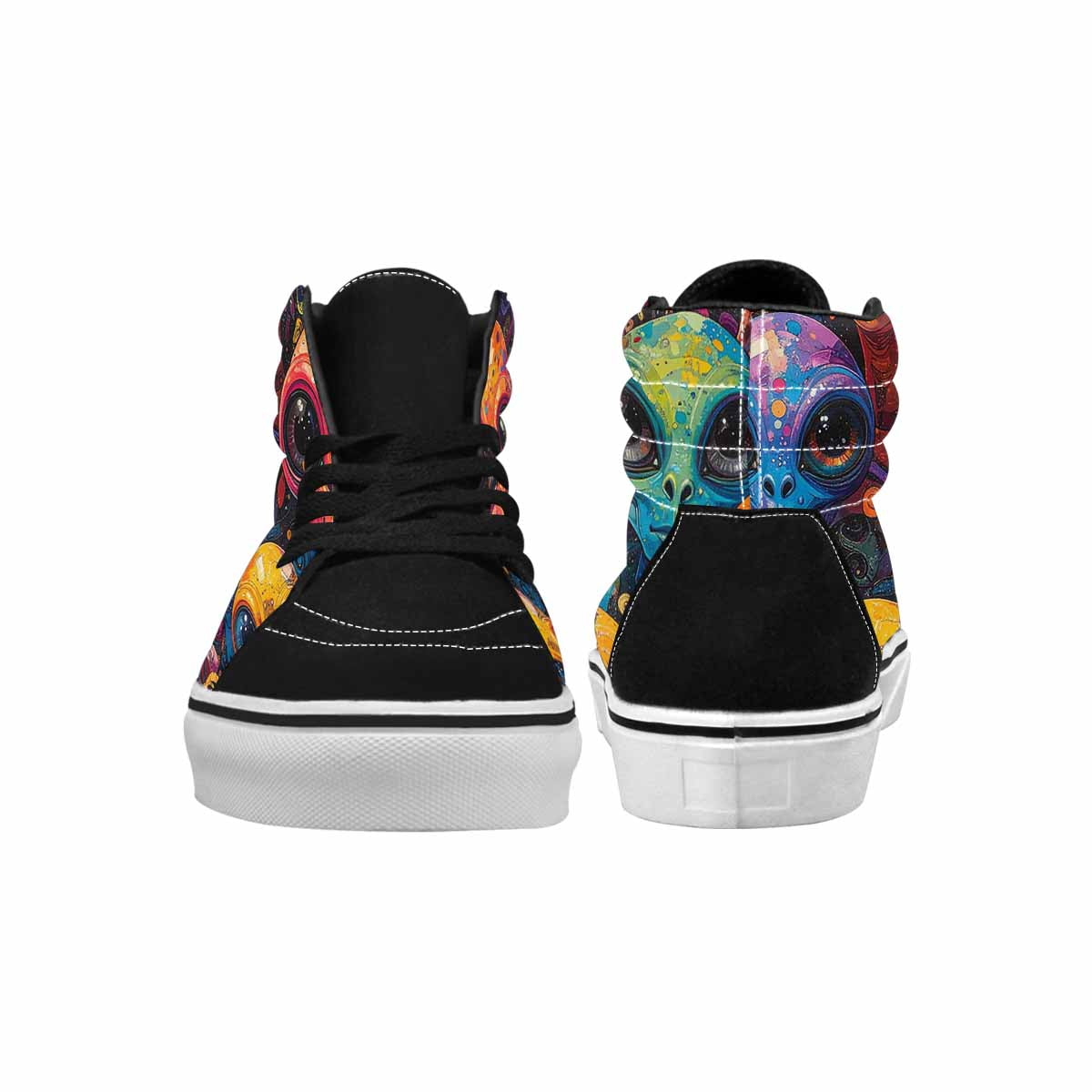 MEN'S Cartoon Alien Characters High Top Canvas Dreamcore Sneakers