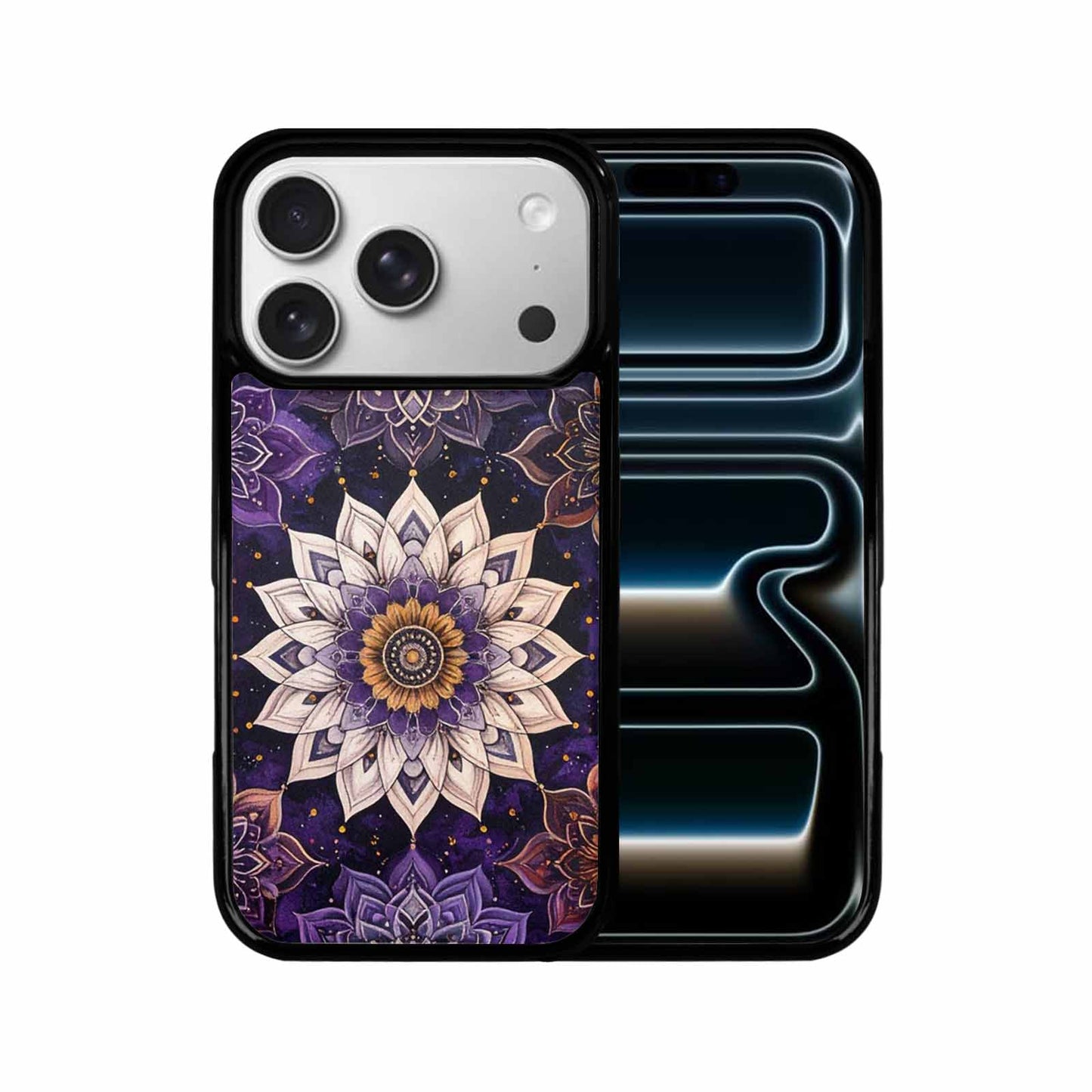 iPhone 17 Pro Case — Small Mandala Pattern Randomly Varying Floral, Custom Designed Case Cover