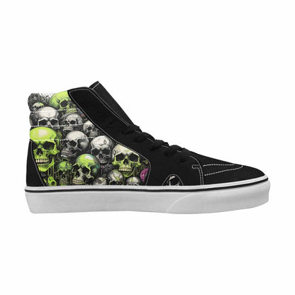 MEN'S Rainbow From Skull S High Top Canvas Dark Academia Sneakers
