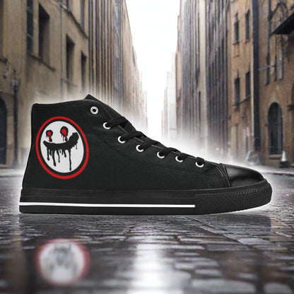 Celtic Orange Black Wearable MEN Bold Art - Freaky Shoes | Custom Art Sneakers