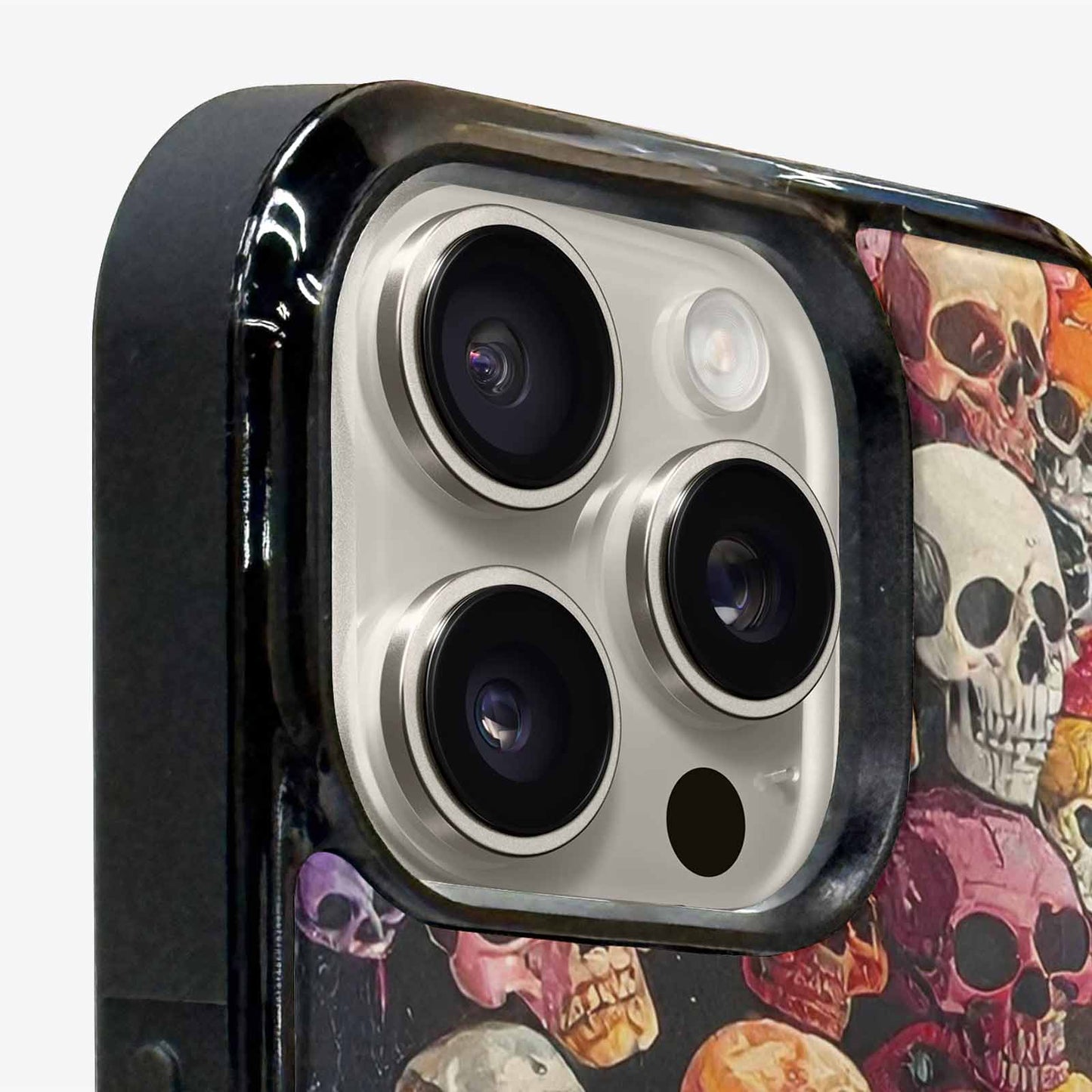 iPhone 16 Pro Max Case — Skulls Marbleskulls Pattern, Custom Designed Case Cover