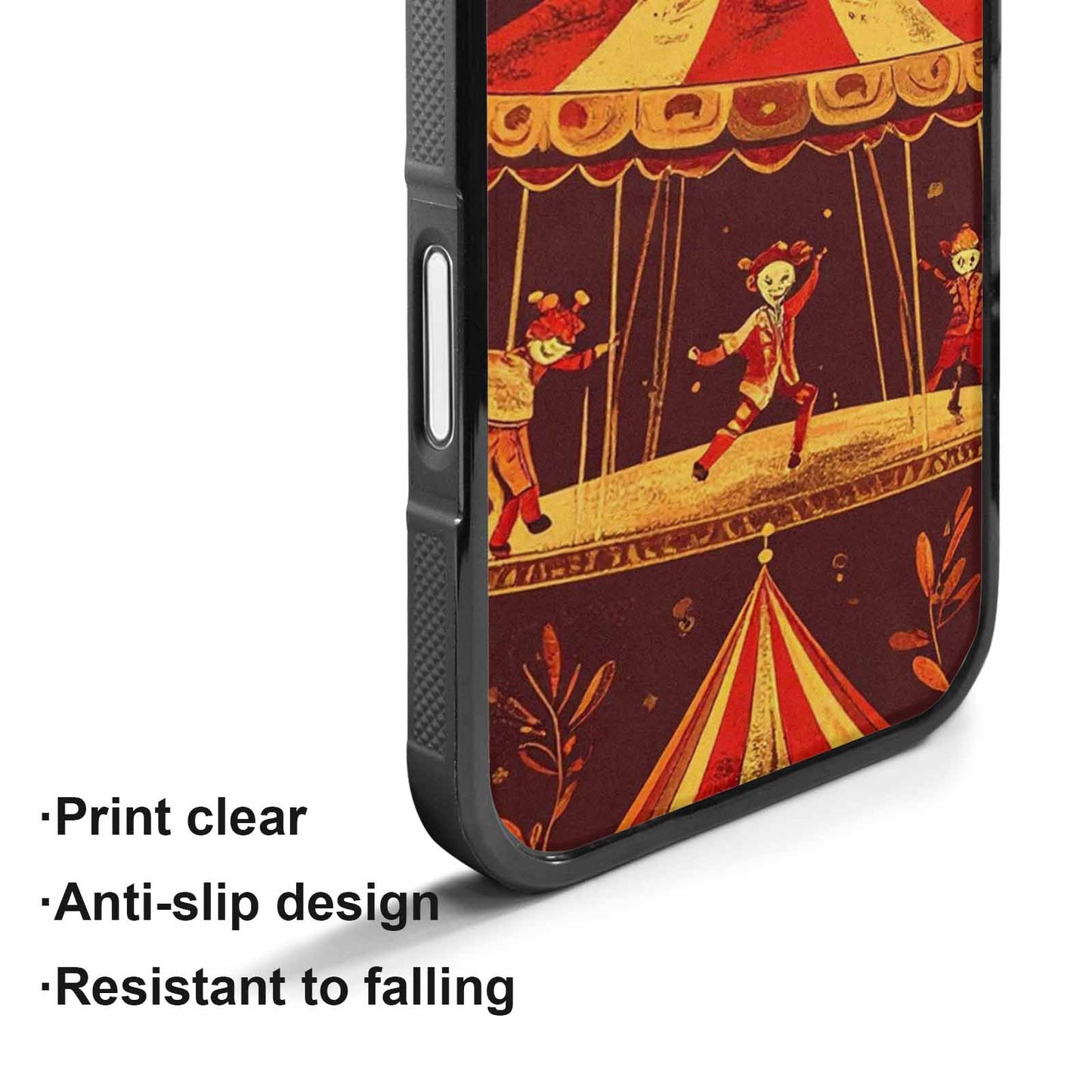 iPhone 17 Case — Vintage Circus Art Pattern Retro Vintage, Custom Phone Case