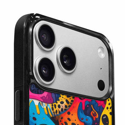 iPhone 17 Pro Max Case — Melting Aliens Pattern Alien Scifi, Custom Art Phone Cover