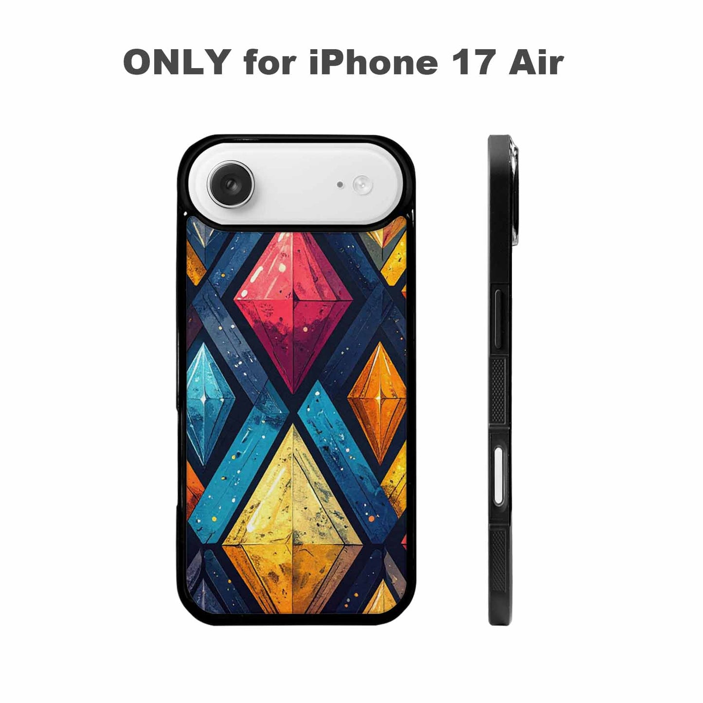 iPhone 17 Air Case — Vintage Summer Diamond Retro Vintage, Unique Phone Case Design