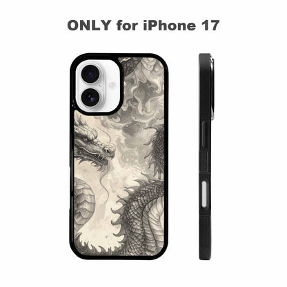 iPhone 17 Case — Retro Dragons Flame Retro Vintage, Custom Phone Case