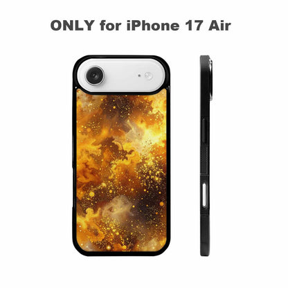 iPhone 17 Air Case — Galaxy Art Golden Cosmic Glow Galaxy, Original Design Phone Case