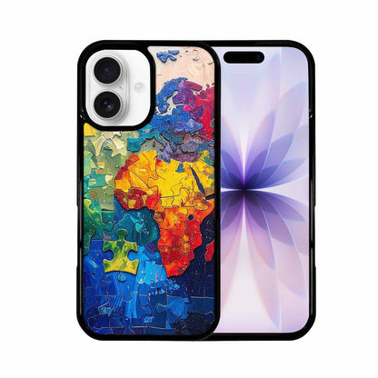 iPhone 17 Case — Autism Puzzle Pieces Puzzle Original Art, Custom Made Phone Cover