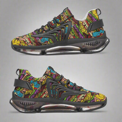 Dragon Green Emerald Vivid Bold Art - Freaky Shoes