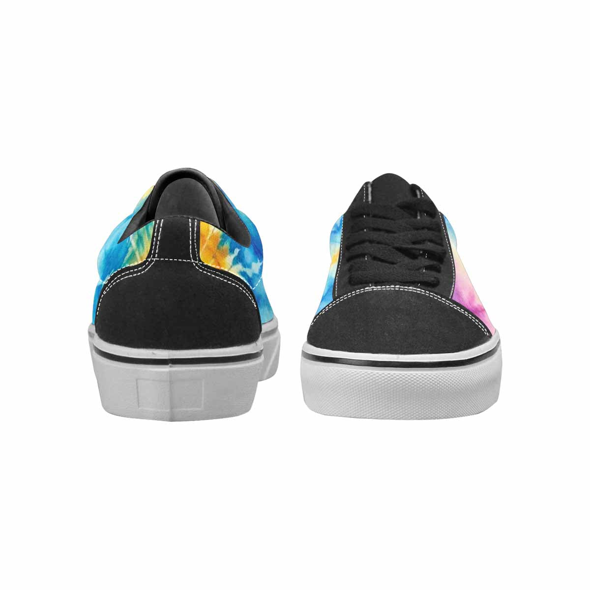 MEN'S Tie Dye Swirl Canvas Lace-Up Aesthetic Sneakers