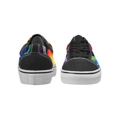WOMEN'S More Overlapping Ontop Each Lace-Up Canvas Aesthetic Custom Shoes
