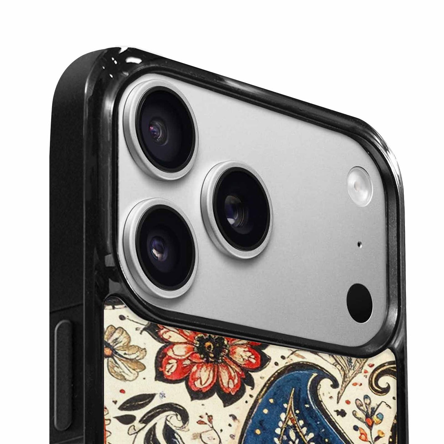 iPhone 17 Pro Case — Small Paisley Bandana Pattern Randomly Original, Custom Art Phone Cover