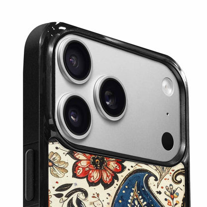 iPhone 17 Pro Case — Small Paisley Bandana Pattern Randomly Original, Custom Art Phone Cover