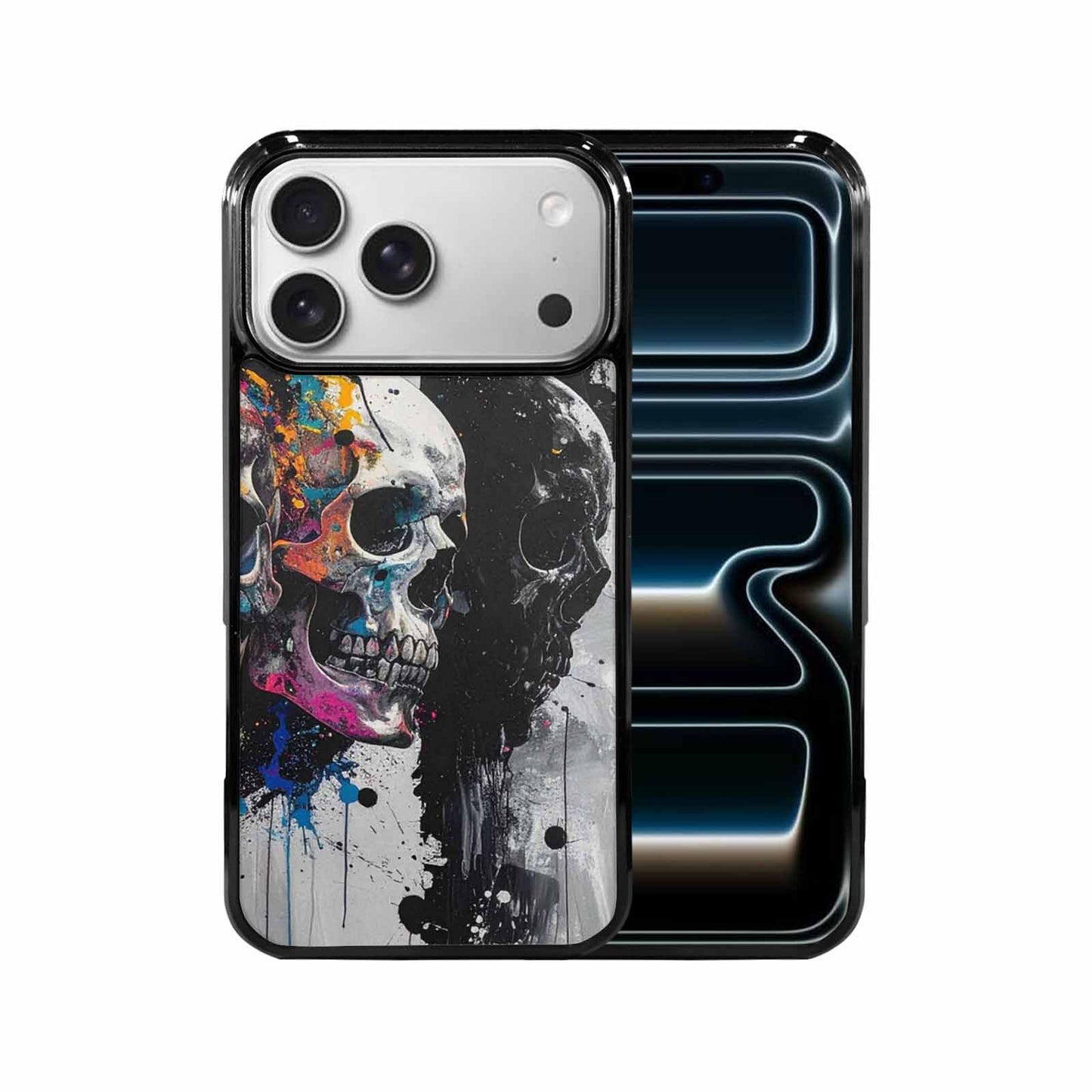 iPhone 17 Pro Max Case — Skull Dark Art Gothic Print Gothic, Custom Designed Case Cover
