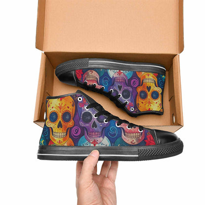 MEN'S Skull High Top Canvas Dreamcore Shoes