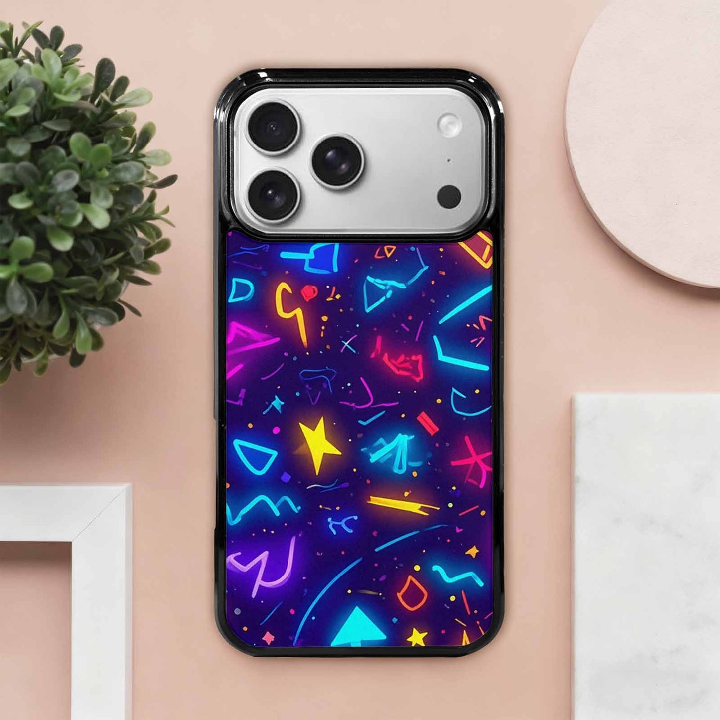 iPhone 17 Pro Max Case — Retro Motif Retro Motifs Pyz Retro, Custom Print Case Cover