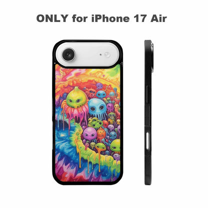 iPhone 17 Air Case — Aliens Tie Dyemelting Aliens P Tie, Personalized Phone Case