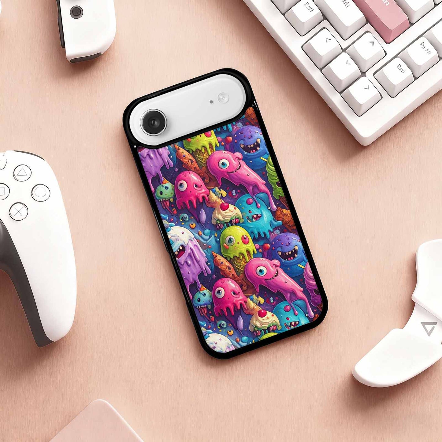 iPhone 17 Air Case — Melting Ice Cream Monster Charac Original, Customized Protective Case