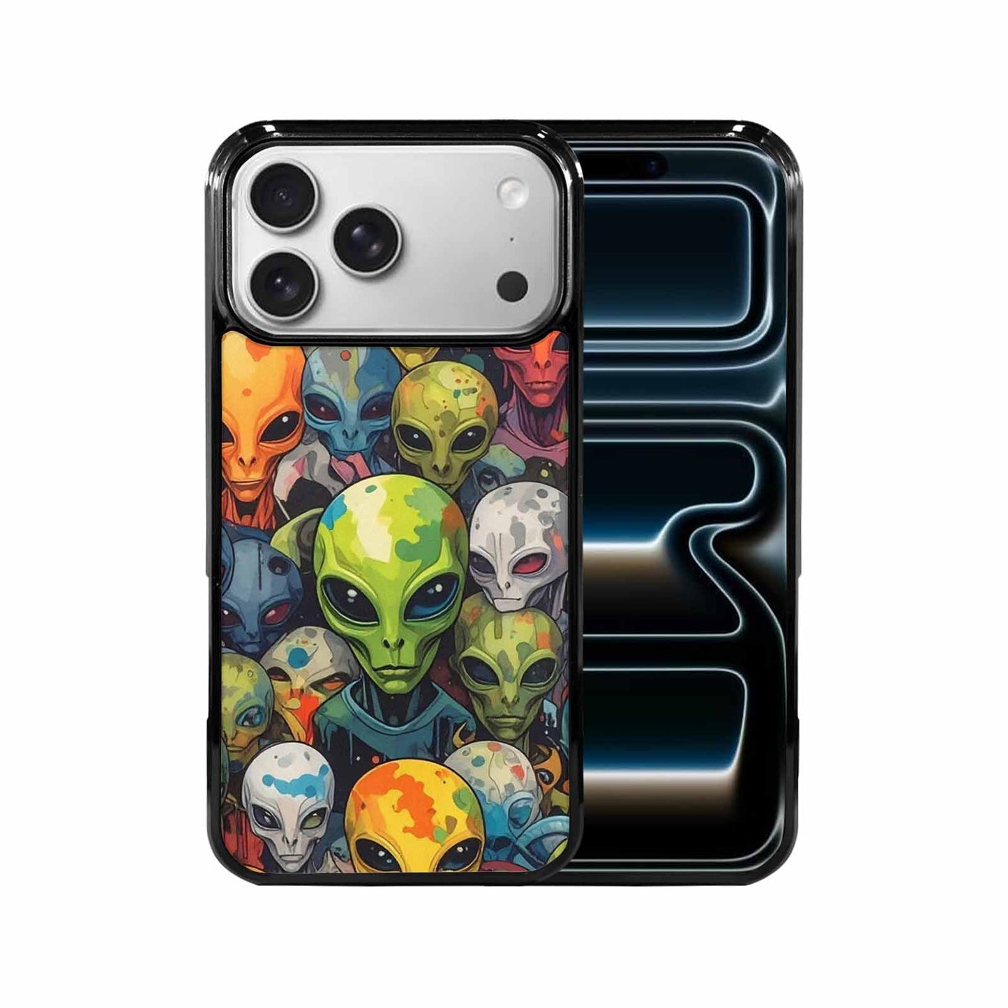 iPhone 17 Pro Max Case — Aliens Camo Aliens Alien Scifi, Unique Phone Case Design