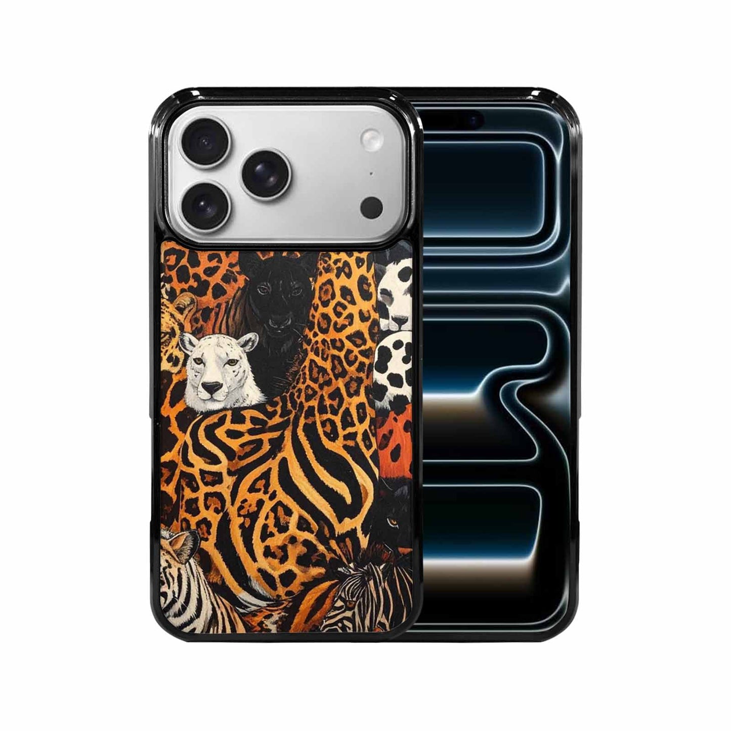 iPhone 17 Pro Max Case — Small Animal Print Pattern, Animal Print, Custom Art Phone Cover